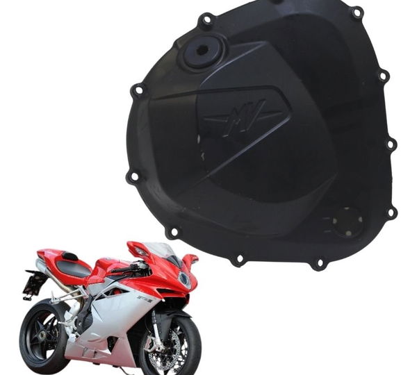 Tampa Motor Direita Embreagem Mv Agusta F4 2012 Original Preto