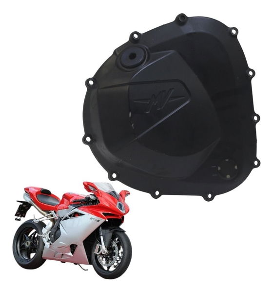 Tampa Motor Direita Embreagem Mv Agusta F4 2012 Original - Preto