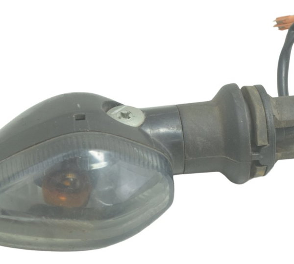 Pisca Dianteiro Esq C/ Detalhes Paralelo Honda Cg 160 16-22 Esquerdo Cinza