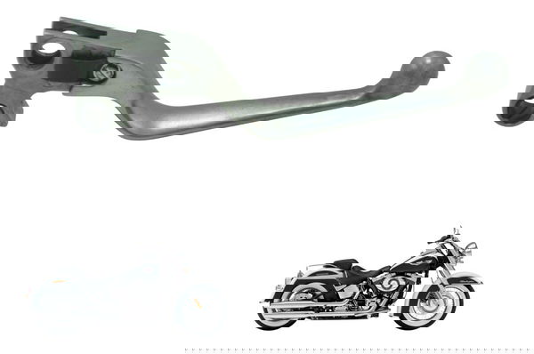 Manete Embreagem Harley Softail Deluxe Flstn 12-15 Original Cinza