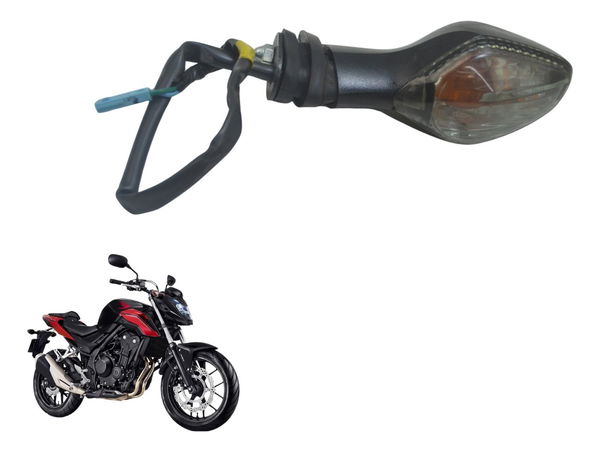 Pisca Traseiro Direito Honda Cb 500 F 18-21 Original Direito Preto