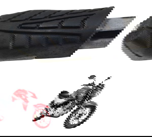 Pedaleira Traseira Esq C/det Honda Cb 250f Twister 16-22 Ori