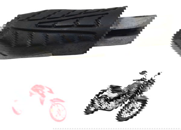 Pedaleira Traseira Esq C/det Honda Cb 250f Twister 16-22 Ori