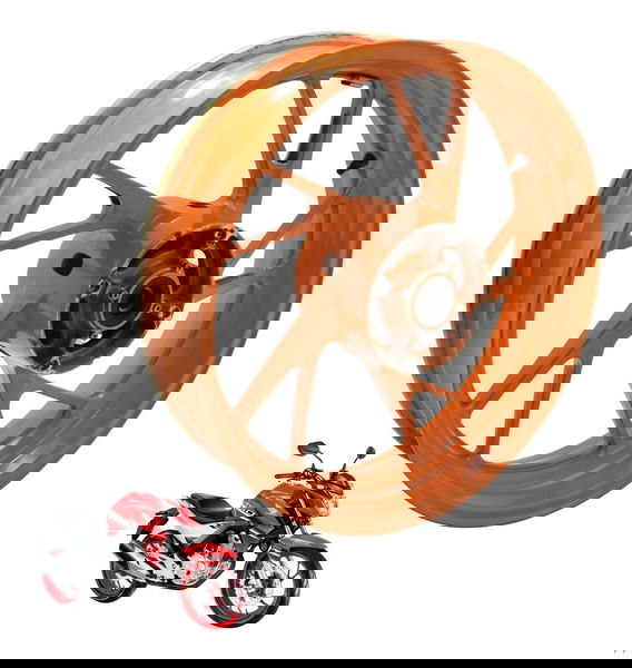 Roda Traseira Honda Cb 250f Twister 16-22 Original - Laranja