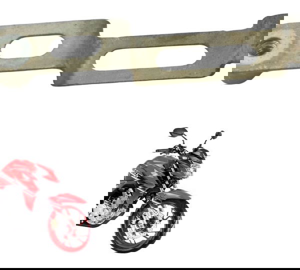 Suporte Paralama Honda Cb 250f Twister 16-22 Original Prateado