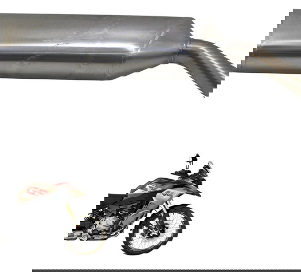 Ponteira Escape C/ Detalhes Bmw F 850 Gs Adv 19-24 Original