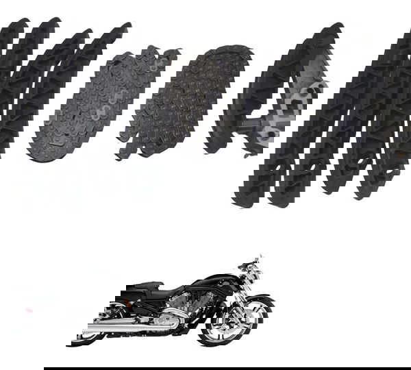 Kit Guia Tensor Corrente Comando Harley V-rod 1250 06-16 Ori