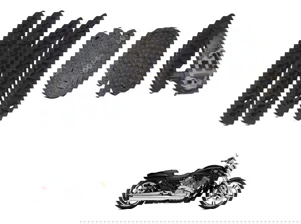 Kit Guia Tensor Corrente Comando Harley V-rod 1250 06-16 Ori