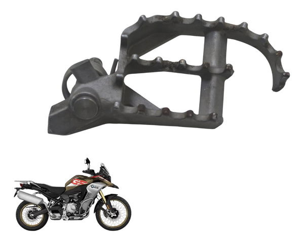 Pedaleira Dianteir Esq C/ Avaria Bmw F 850 Gs Adv 19-24 Orig