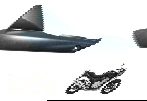 Carenagem Lateral Esq C/avaria Suzuki Bandit 1250 09-11 Orig Preto