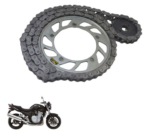 Kit Relação Durag Suzuki Bandit 1250 09-11 Cinza-escuro