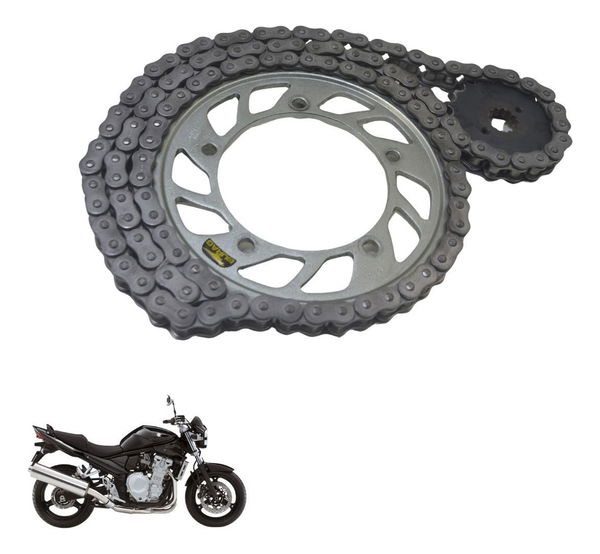 Kit Relação Durag Suzuki Bandit 1250 09-11 Cinza-escuro