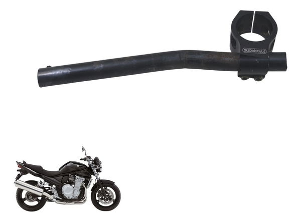 Semi Guidão Direito Maxracing C/avar Suzuki Bandit1250 09-11 Preto