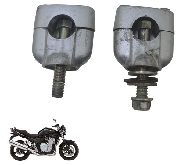 Par Riser Guidão Suzuki Bandit 1250 09-11 Original Cinza