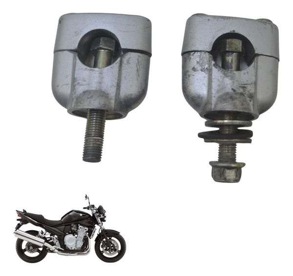 Par Riser Guidão Suzuki Bandit 1250 09-11 Original Cinza