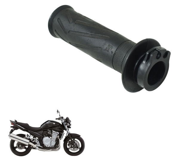 Manopla Direita Acelerador Suzuki Bandit 1250 09-11 Original Preto