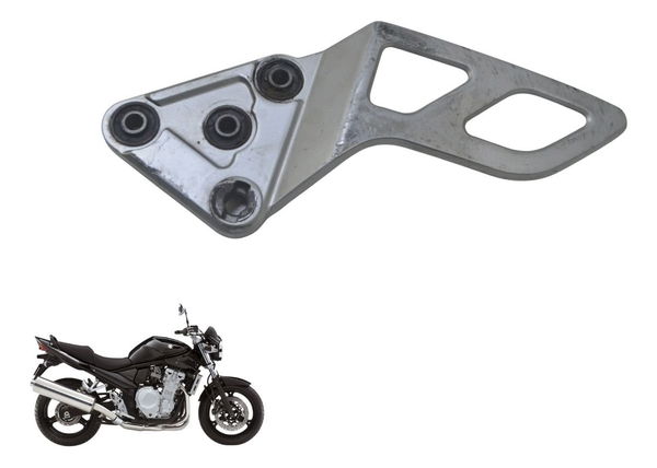 Suporte Dian Pedaleira Esq Suzuki Bandit 1250 09-11 Original Cinza