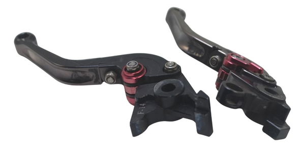 Par Manete Esportivo C/detalhes Suzuki Bandit 1250 09-11 Cinza