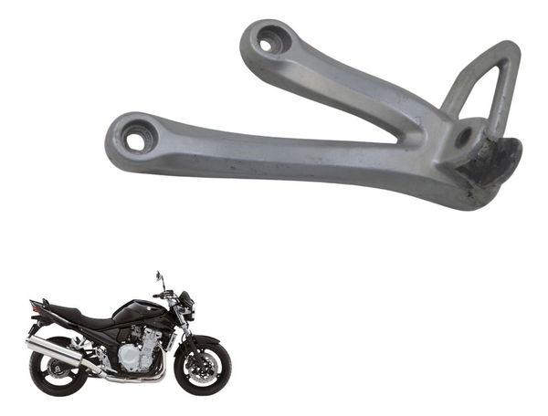 Suporte Pedaleira Traseira Esq Suzuki Bandit 1250 09-11 Orig Cinza