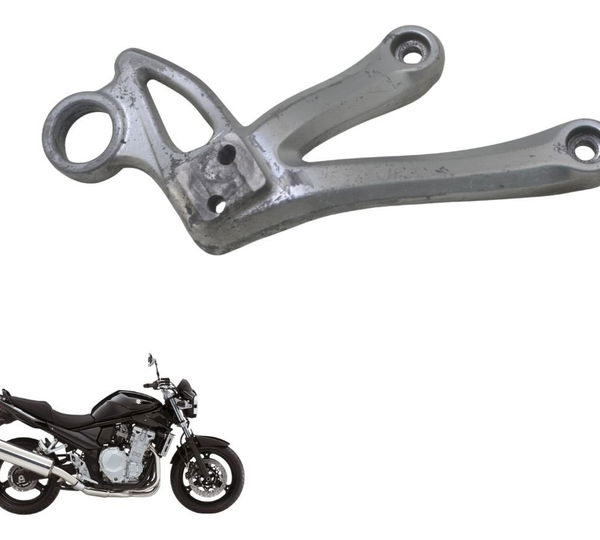 Suporte Pedaleira Tras Dir C/avaria Suzuki Bandit 1250 09-11 Cinza