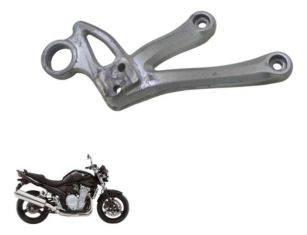 Suporte Pedaleira Tras Dir C/avaria Suzuki Bandit 1250 09-11 Cinza