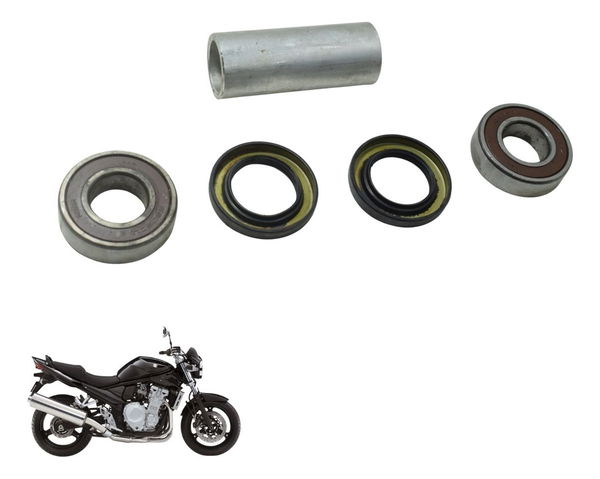Rolamento Bucha Retentor Roda Dian Suzuki Bandit 1250 09-11