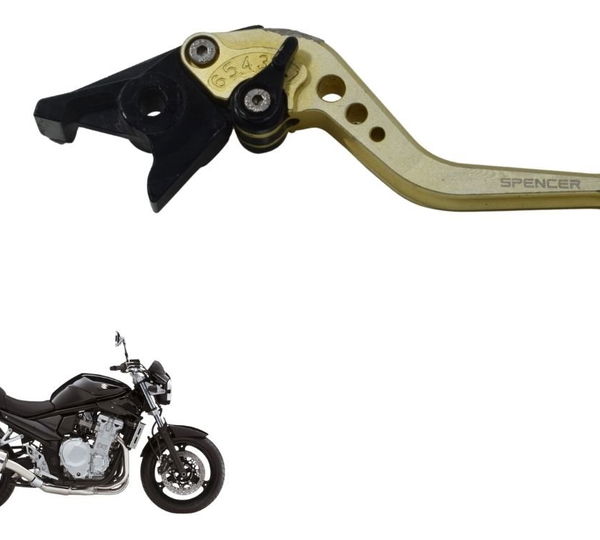 Manete Freio Spencer C/ Detalhes Suzuki Bandit 1250 09-11