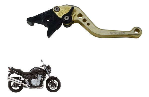 Manete Freio Spencer C/ Detalhes Suzuki Bandit 1250 09-11