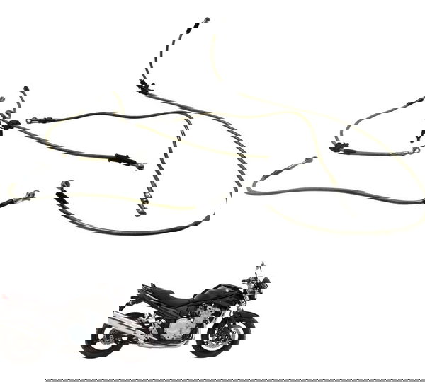 Jogo Flexível Aeroquip Suzuki Bandit 1250 09-11