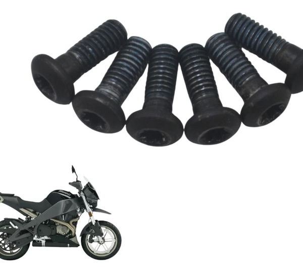 Jogo Parafuso Disco Freio Traseiro Buell Ulysses Xb12 05-07