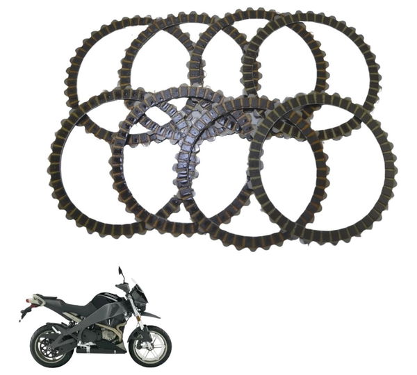 Jogo Disco Embreagem Buell Ulysses Xb12 05-07 Original