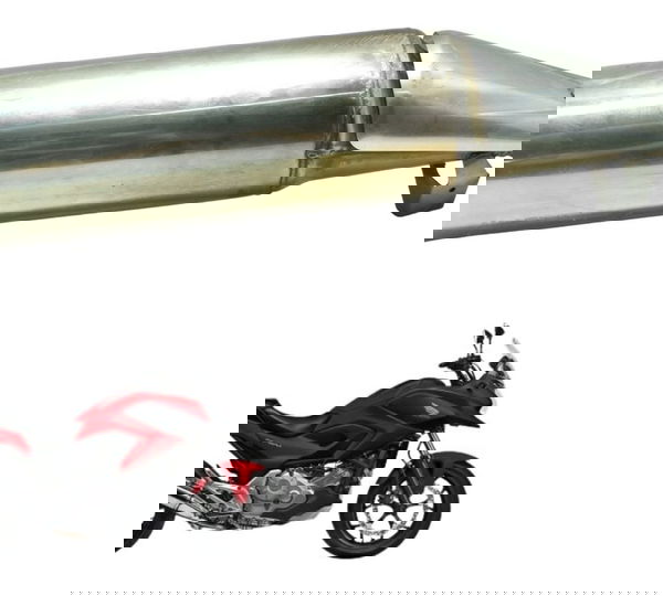 Ponteira Escape C/ Detalhes Honda Nc 700 12-15 Original