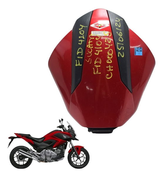 Carenagem Tampa Baú Honda Nc 700 12-15 Original Vermelho