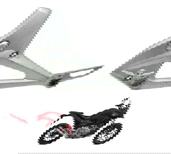 Suporte Pedaleira Esquerda Honda Nc 700 12-15 Original Cinza