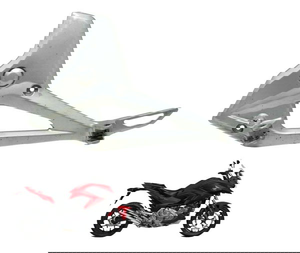 Suporte Pedaleira Esquerda Honda Nc 700 12-15 Original Cinza