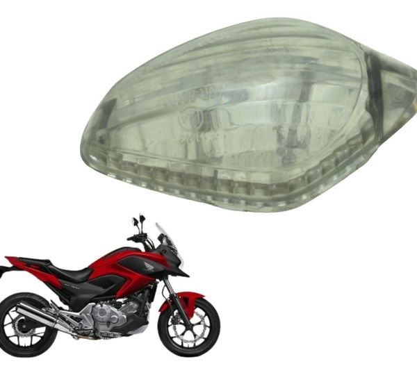 Lente Pisca Dianteiro Esquerdo Honda Nc 700 12-15 Original Esquerdo