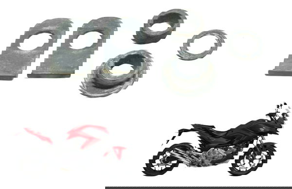 Kit Bucha Espaçador Roda Traseira Honda Nc 700 12-15 Origina