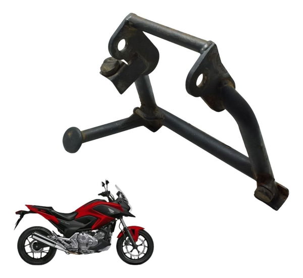 Cavalete Central Coyote Rs C/ Detalhes Honda Nc 700 12-15 Preto