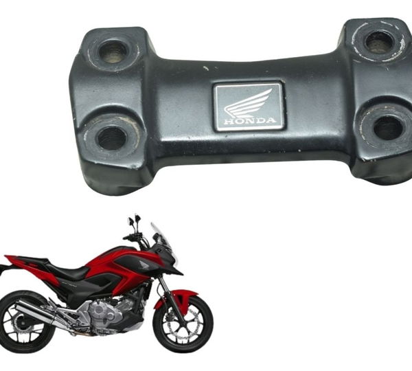 Tampa Riser Guidão Honda Nc 700 12-15 Original Cinza