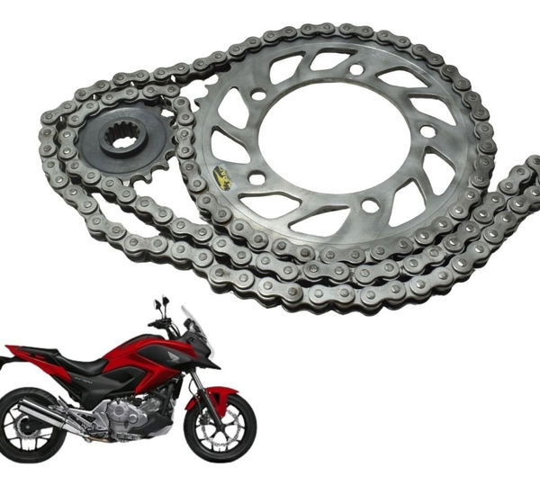 Kit Relação Durag Honda Nc 700 12-15 Cinza