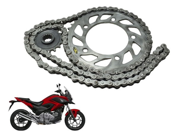 Kit Relação Durag Honda Nc 700 12-15 Cinza