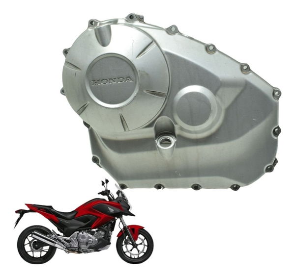 Tampa Motor Embreagem Honda Nc 700 12-15 Original Cinza