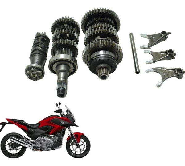 Caixa Marcha Câmbio Honda Nc 700 12-15 Original