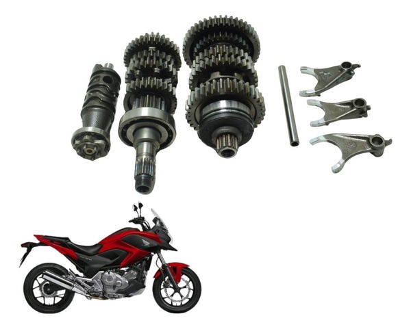 Caixa Marcha Câmbio Honda Nc 700 12-15 Original