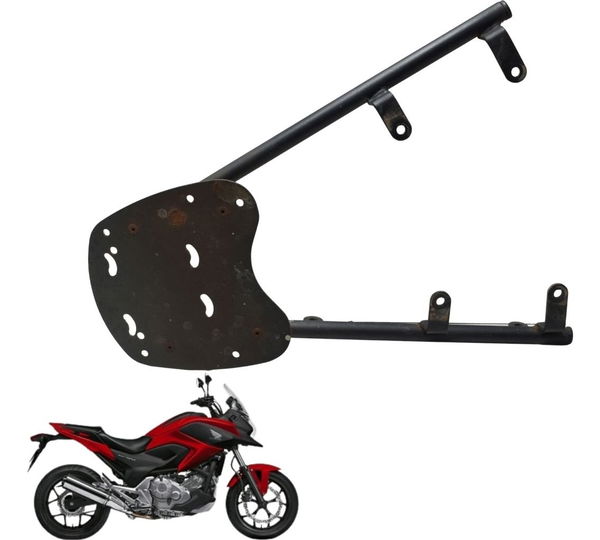 Bagageiro Suporte Baú Honda Nc 700 12-15 Preto