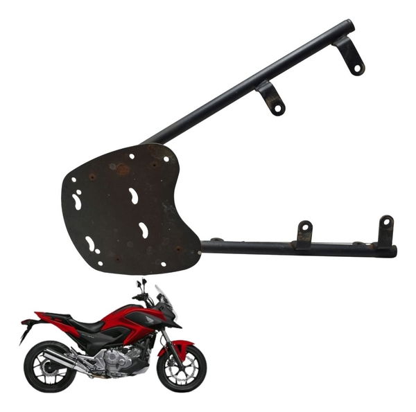 Bagageiro Suporte Baú Honda Nc 700 12-15 Preto