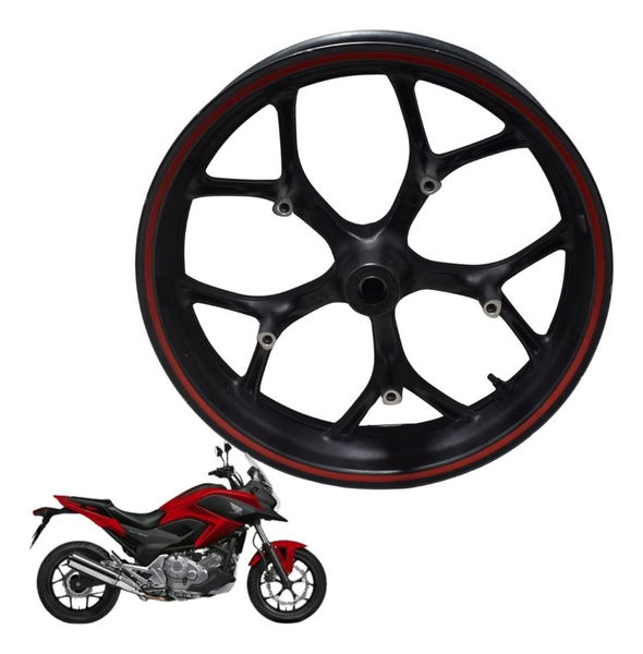 Roda Dianteira Honda Nc 700 12-15 Original Preto