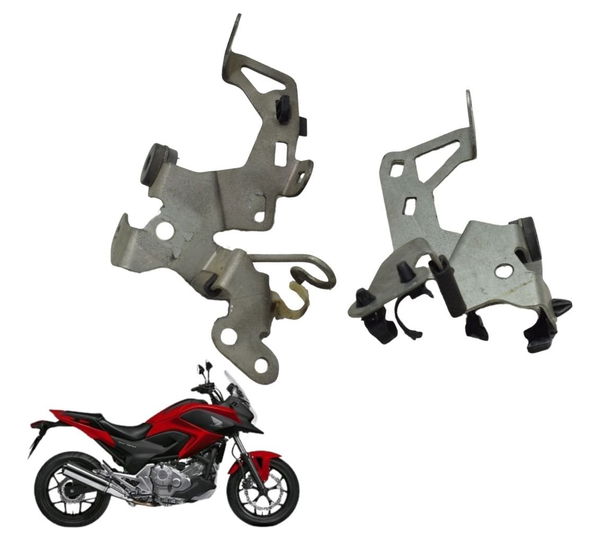 Par Suporte Caixa Filtro Ar Honda Nc 700 12-15 Original
