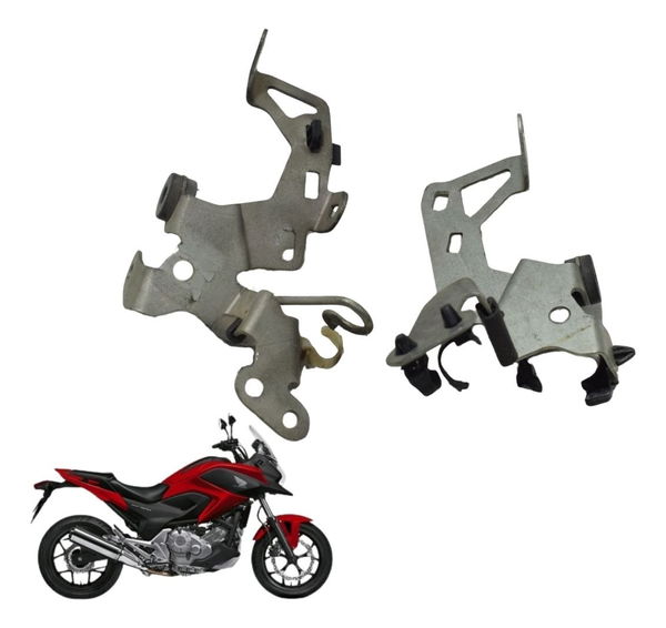 Par Suporte Caixa Filtro Ar Honda Nc 700 12-15 Original