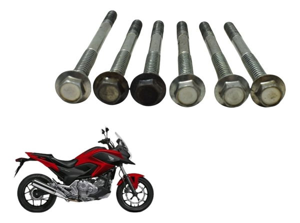 Kit Parafusos Prisioneiro Motor Honda Nc 700 12-15 Original